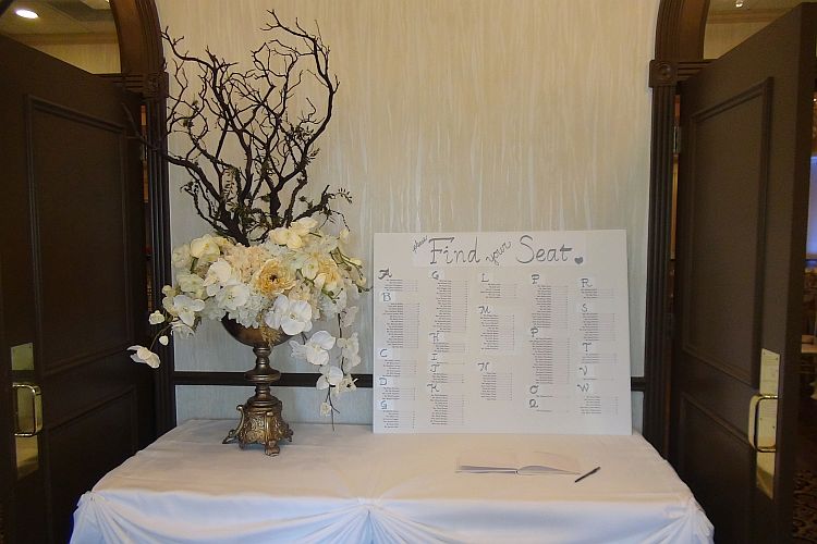 Allegra Banquets Wedding Seating Chart