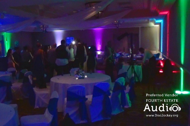 Chicago Uplighting by Fourth Estate Audio at Bolingbrook Golf Club