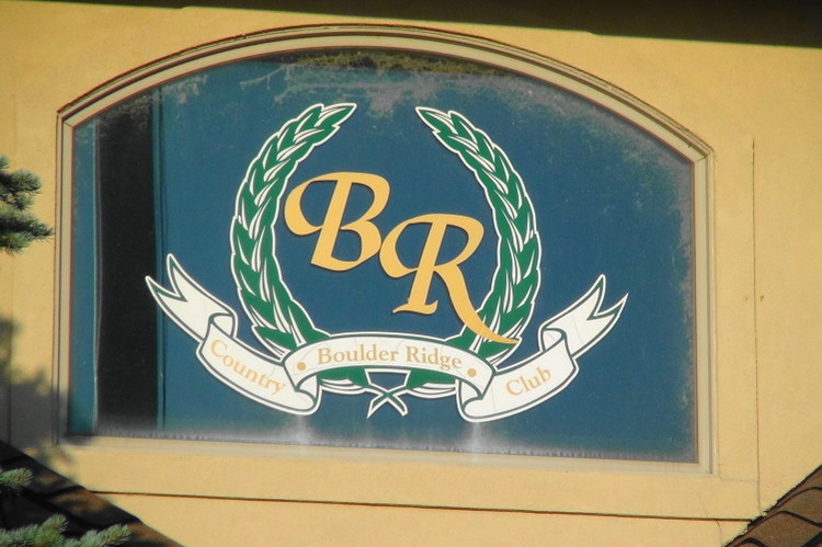Boulder Ridge Country Club Sign