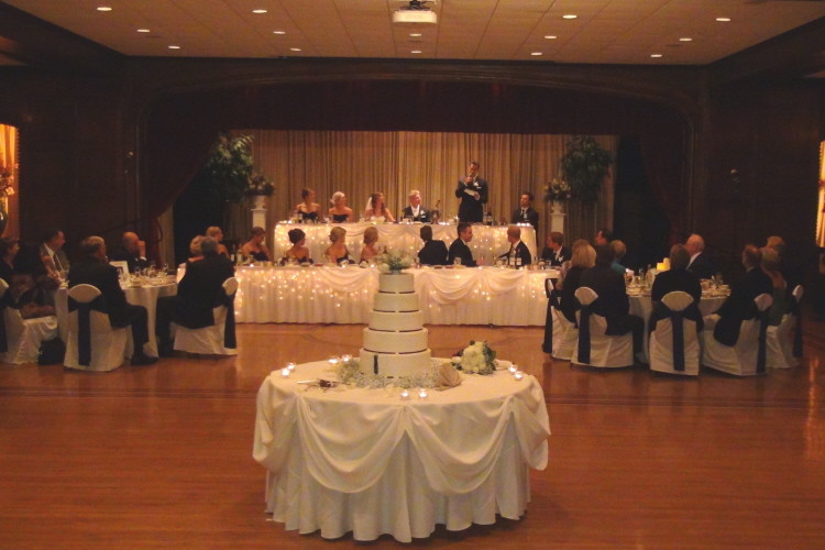 Chevy Chase Country Club Wedding Dinner
