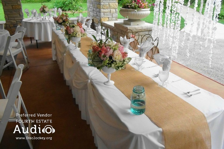 Redfield Estate Wedding Head Table