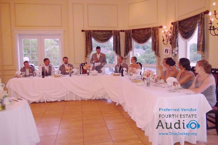 Royal Fox Country Club Head Table Dinner
