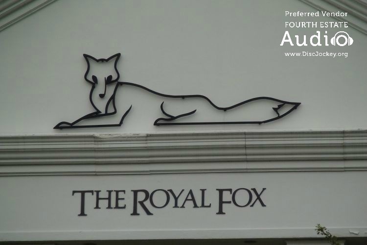 Royal Fox Country Club Sign Closeup
