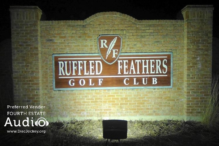 Ruffled Feathers Golf Club Sign