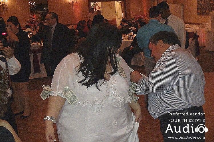 White Eagle Banquets Dollar Dance Bride