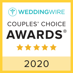 Weddingwire Couples' choice award winner 2020