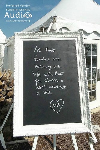 Emerson Creek Wedding Sign
