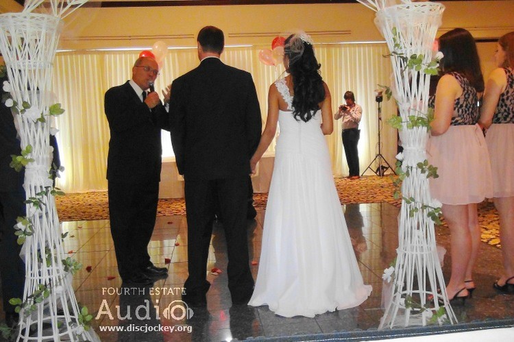 Fountain Blue Banquets Wedding Ceremony