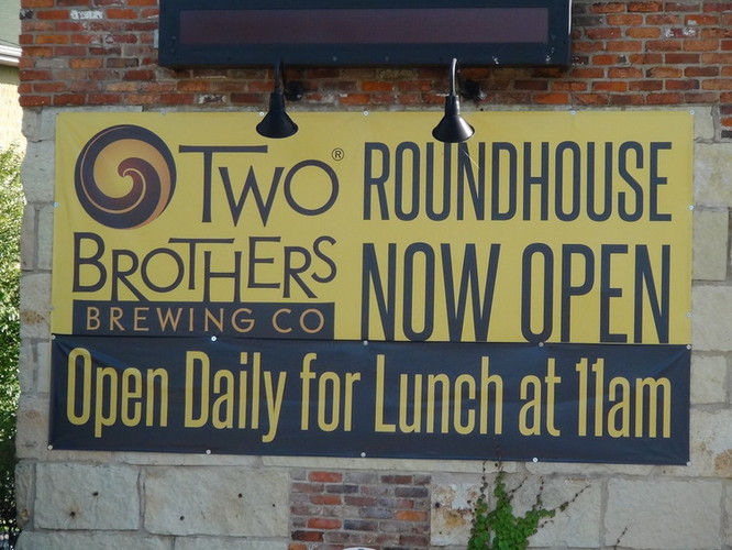 Two Brothers Roundhouse Sign