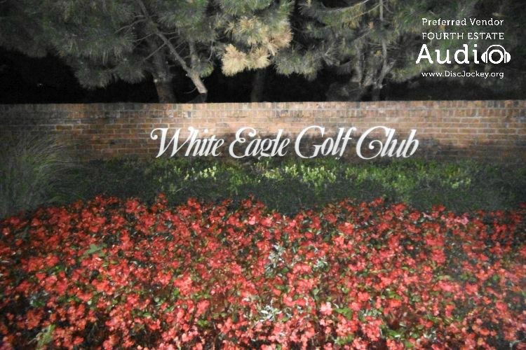 White Eagle Golf Club Sign