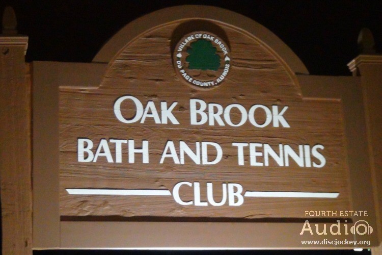 Oak Brook Bath and Tennis Club Sign