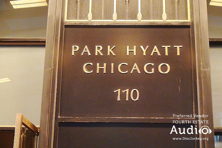 Park Hyatt Chicago Sign