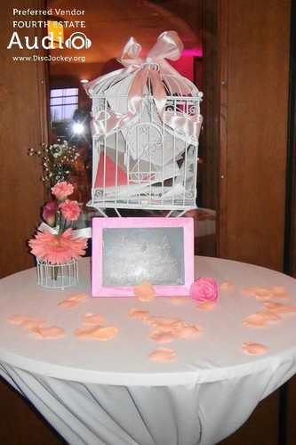 Pinstripes in Northbrook Wedding Gift Table