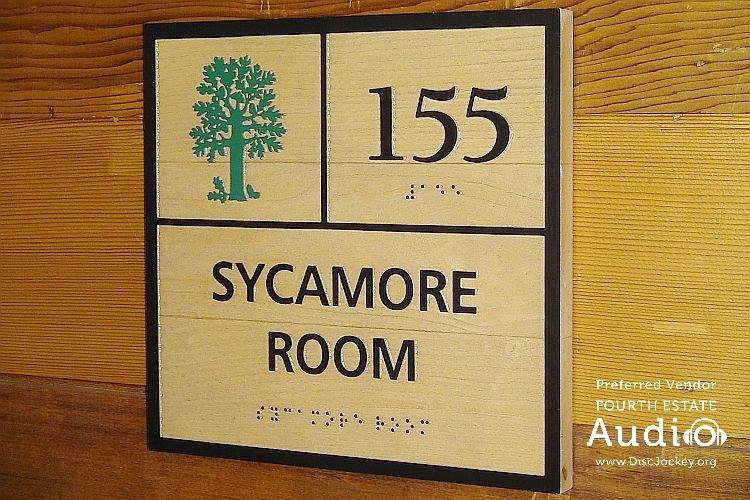 Morton Arboretum Sycamore Room Sign